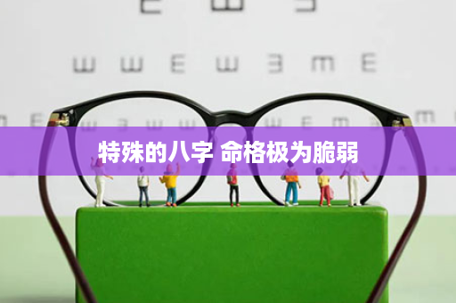 特殊的八字 命格极为脆弱