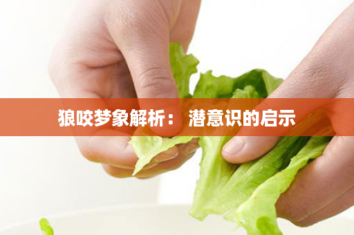 狼咬梦象解析： 潜意识的启示