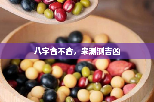八字合不合，来测测吉凶
